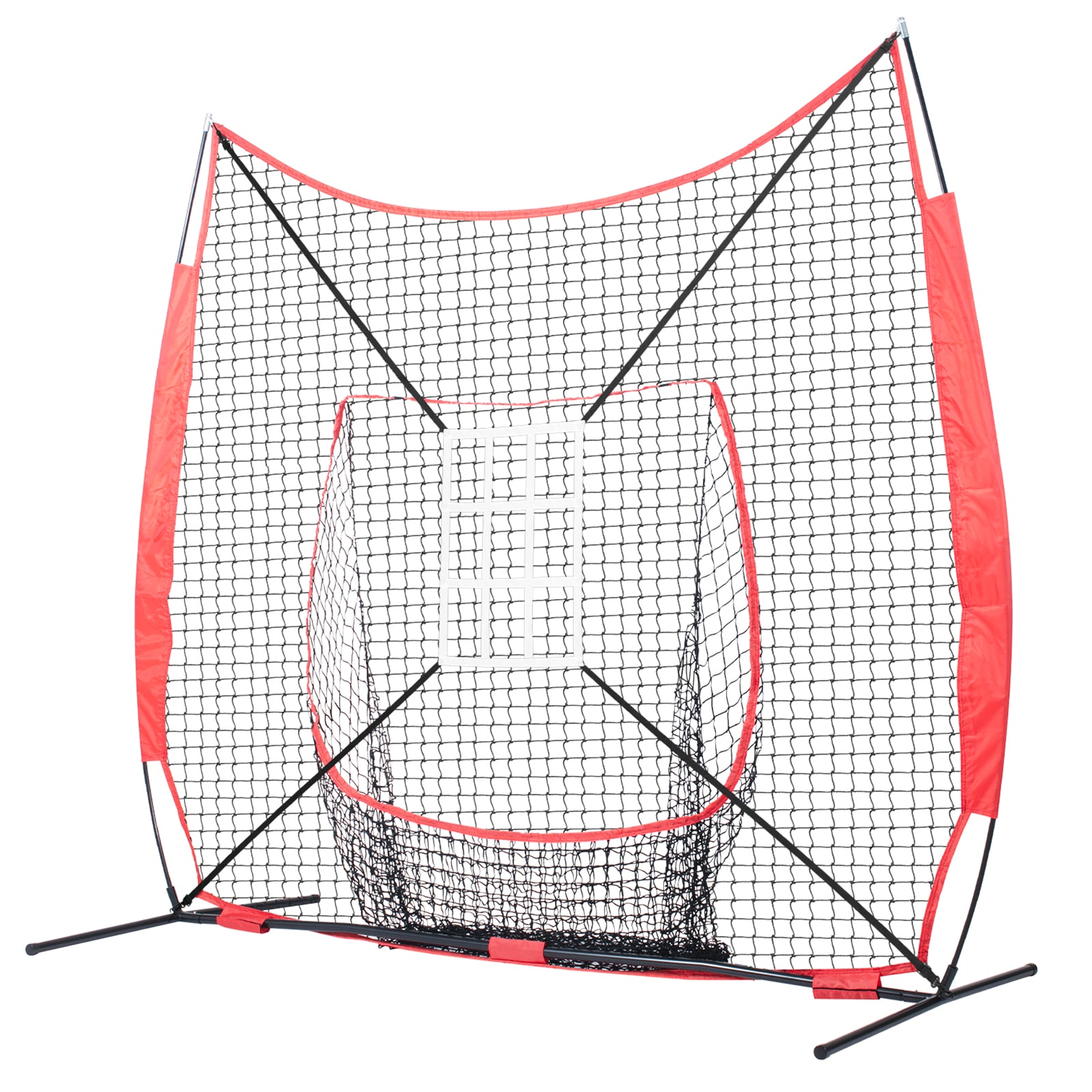 Baseball Softball Practice Net For Kids With Bow Frame And Tee_voghion.com